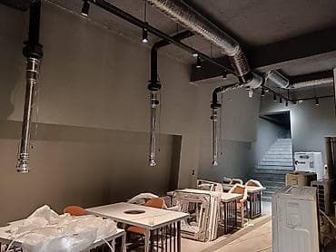 Restoran, kafe avadanlığı: Havalandırma Sistemlərinin Hazırlanması və Quraşdırılması Hər dizayn — 1