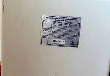 note 40 pro: Reverse Osmosis su təmizləmə sistemi – Sintra (daxili tanklı — 1
