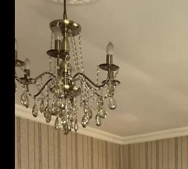 nerdivan nedir: Çılçıraq, 10 və daha çox lampa, Metal — 2