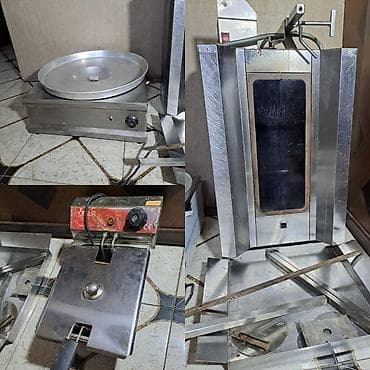 3 gozlu doner aparatı,tantuni aparati ve fritoz birlikde 400