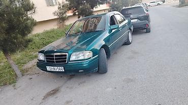prius baqaj: Mercedes-Benz C-Class W202 sedan - Gövdə: 4 qapılı sedan, yaşıl rəng — 1