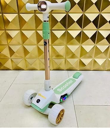 satilir qaz 66: Skuter dağılmayan işıqlı gelvi təkər rənglər mövcuddur qiymət 65azn — 3