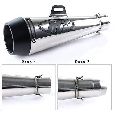 mercedes ucuz: M4 Motosiklet üçün universal sport səsboğucu (egzoz ucu) — 1