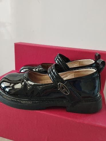 школьные туфли: Цвет - Черный Туфли, Размер: 31, Для девочек — 2