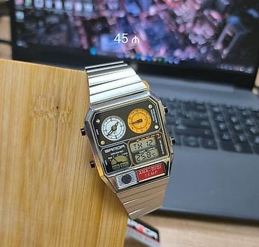 tek qas uzuk: Qol saatı, rəng - Gümüşü — 4