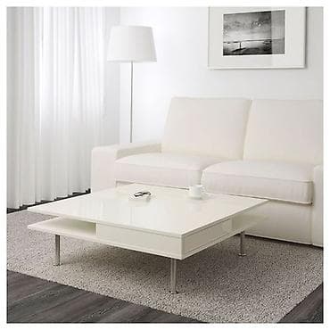 ag masa: Kvadrat masa, Açılmayan, Təkərsiz, Parlaq laminat, Zəmanətsiz — 2