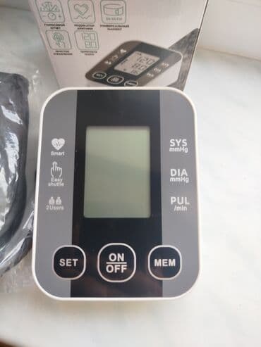 Медицинское оборудование: 🔴 YENİ 🔴 Ağ və qara rəngli elektron tonometer, təzyiq və nəbzin — 2