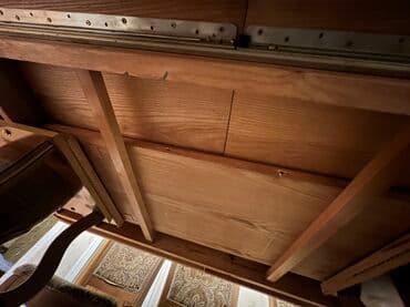 стол из массива дерева: Для гостиной, Раскладной, Прямоугольный стол, 8 стульев — 3