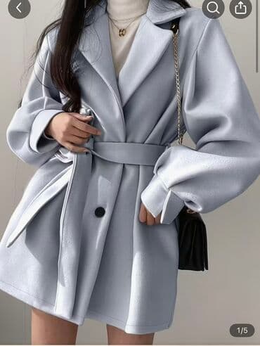 mirvari haqqinda melumat: Palto, One size, rəng - Boz — 1