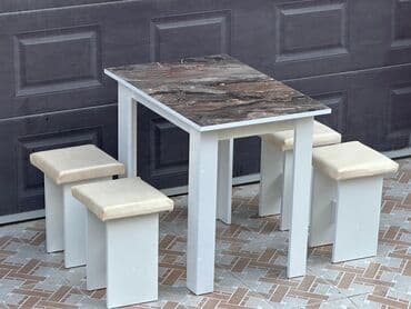 köhnə qədim gədim sovet davet stol stul mebel: Yeni, 4 stul — 7