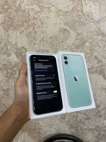 домашний телефон: IPhone 11, 64 ГБ, Зеленый, Face ID — 4