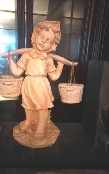 gözel qiz sekilleri profil ucun: Fiqur, Gips, rəng - Bej — 1