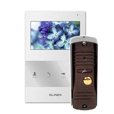 commax: SLİNEX Domofon komplekt ●DISPLAY 4.3" rəngli TFT ekran 16:9 ●Ölcüləri — 2