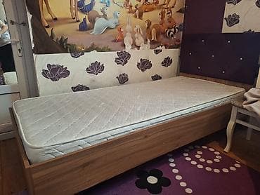 madeyra tek carpayilar: Təknəfərlik çarpayı, Matras ilə, Siyirməsiz — 7