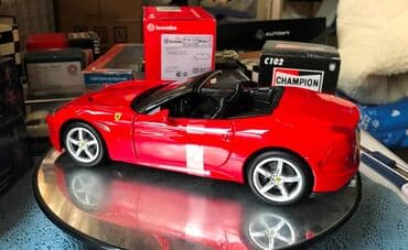 metbex tavan modelleri: Коллекционная модель Ferrari California T Open Red 2014 BBurago Scale — 25