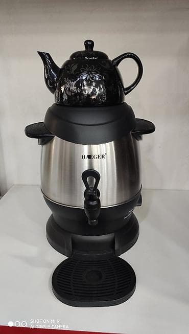 Samovar elektrik samovar Heager 6 litr tutumlu Paslanmaz iy tam vermez — 2