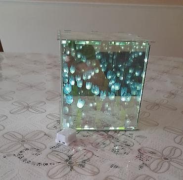 divarda dekor: LED güzgülü dekorativ kub – “sonsuzluq bağçası” effekti Məhsul — 3