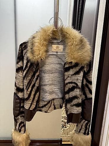hicab geyim: Roberto Cavalli qadın qısa jaket. Original - Ölçü: S (etiketdə — 2