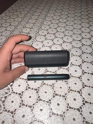 IQOS elektron tütün cihazı – tutqun qara rəngdə Komplekt: - Daşıma və — 1