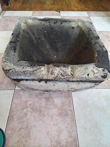 Beton daş tikili vannası/küvet (kvadrat formalı, dərin içlikli) — 3