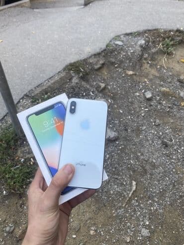 iphone x qiymeti irşad: IPhone X, 64 GB, Ağ, Face ID — 2