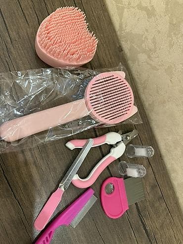 Yemlər: Ev heyvanları üçün baxım dəsti – 8 parça, çəhrayı rəng Dəst tərkibi — 2