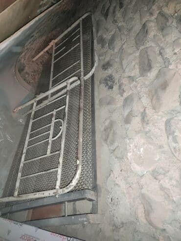 pol ucun laklar: Dəmir Həyət darvazası, Yana açılan, Mexaniki, Şəbəkə ilə, Kredit yoxdur, Pulsuz quraşdırma — 1