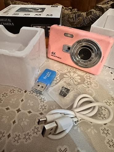 📷 4K Rəqəmsal Kamera – Yeni kimi, 32 GB kart və tam komplekt Satılır — 4