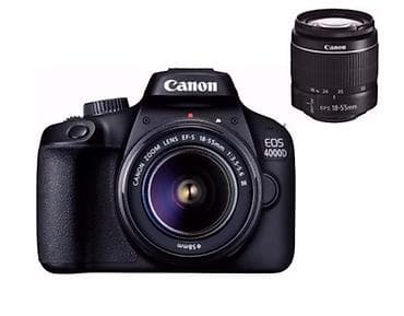 canon eos 4000d: Canon EOS 4000D rəqəmsal güzgülü fotoaparat — 1