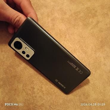 poco x4 gt: Xiaomi 12X, 128 GB, rəng - Qara, 
 İki sim kartlı — 2