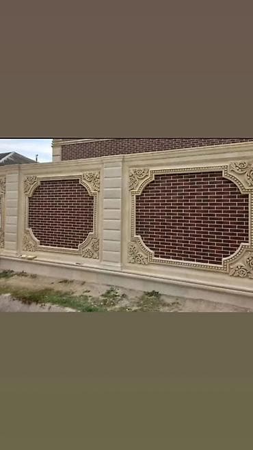 Dekorativ hasar panelləri və sütun elementləri -Ağlay işlərinin