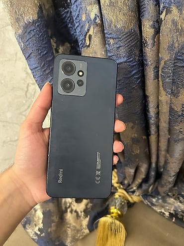 Redmi Note 12, 128 GB, rəng - Qara, Sensor, Barmaq izi, İki sim kartlı