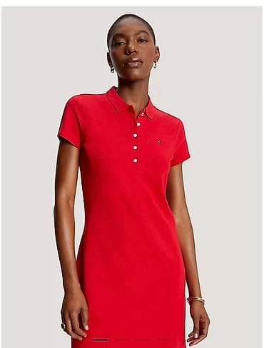 Tommy orginal polo platya tezedir itiketi üstünderdir 55 manat ölçü L