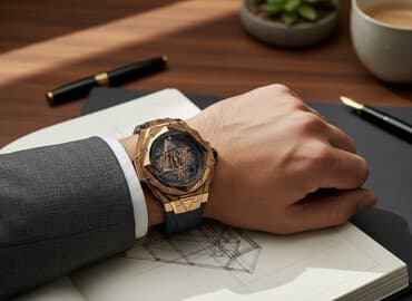 Yeni, Qol saatı, Hublot, rəng - Mavi