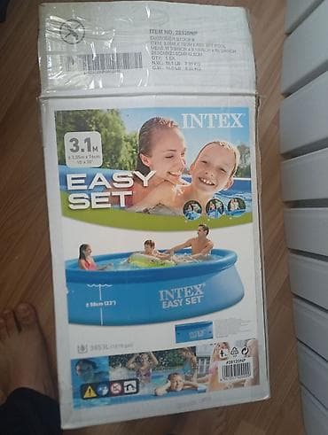 Hovuzlar: İşlənmiş Şişmə hovuz Intex, 3.1 - 4 m, 201 - 500 l — 1