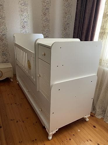 vanna hamam: Oğlan və qız üçün, Beşik, Matras ilə — 3