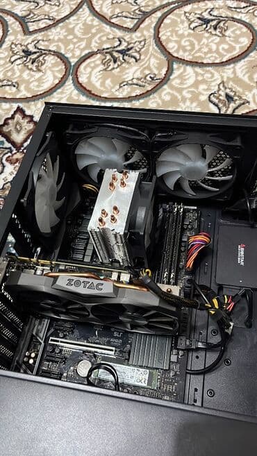 asus notebook qiymeti: Oyunüçün yığılıb İ5 9400f Gtx 1080 (8Gb) Ana plata Z370 killer sli/ac — 2