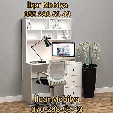 murad mobilya: Oğlan və qız üçün, Yeni, Siyirməsiz, Yazı masası, Stulsuz — 1