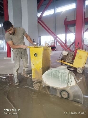 seyf qapi: #Betonkesme #betondeşmə Beton kubik kərpic - dən kəsim deşim — 13