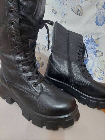 qiz ucun botlar: Ölçü: 39, rəng - Qara, Yeni — 4