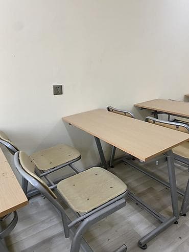 oval masa: Cox az işlənmiş məktəbli partaları və oturacaqları Türk istehsalıdır — 4