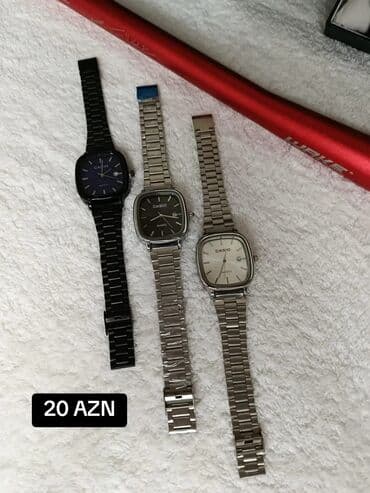 Saat kəmərləri: Yeni, Qol saatı, Casio, rəng - Gümüşü — 1