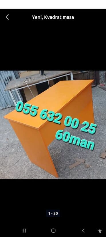 bağça üçün: Yeni, Kvadrat masa, Açılmayan, Stullar ilə, Azərbaycan — 13