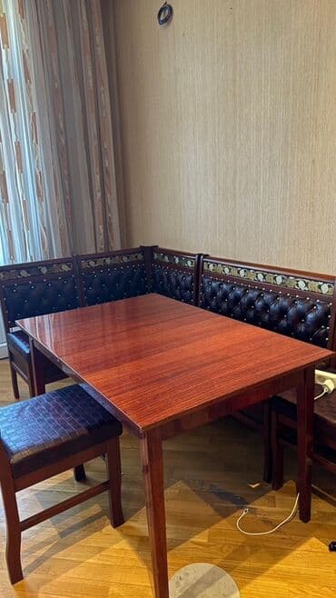 мебель для кухни: Mətbəx mebeli dəsti – tam komplekt - Material: massiv ağac görünüşlü — 15