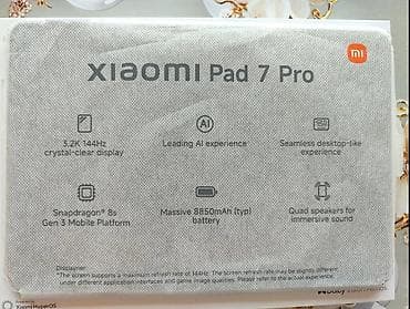 ipad pro ikinci el: Xiaomi Pad 7 Pro Android 15 Snapdragon 8 s gen 3 256 gb yaddaş 8 gb — 9