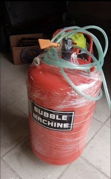ot biçən rotor: Bubble Machine – Köpük generatoru - Qırmızı rəngli, silindr formalı — 1