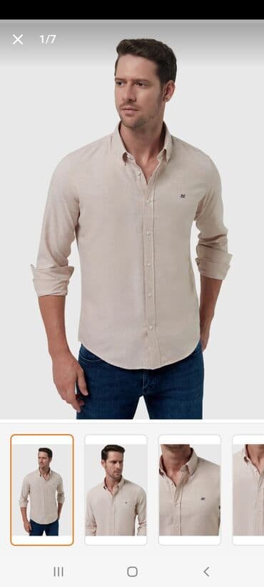 cins koynek: Köynək, XL, rəng - Bej — 2