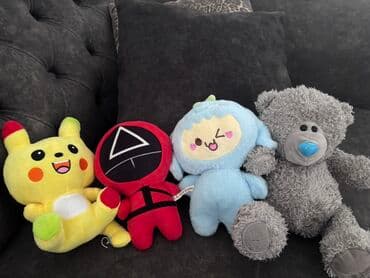 Uşaq arabaları: Məhsul: Yumşaq oyuncaqlar dəsti Təsvir: - 4 ədəd müxtəlif ölçülü plüş — 1