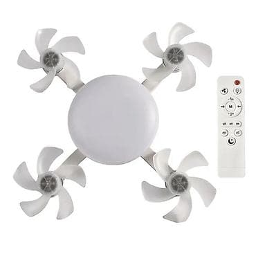 ventil: 4 Qanadlı 20 Pərli Pultlu Tavan sərinkeşi + LED Lampa . ❄️ Sərinlik — 5