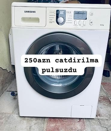 Məişət texnikası: Samsung paltaryuyan maşın – ön yükləmə, 6 kq tutum. Xüsusiyyətlər: - — 1
